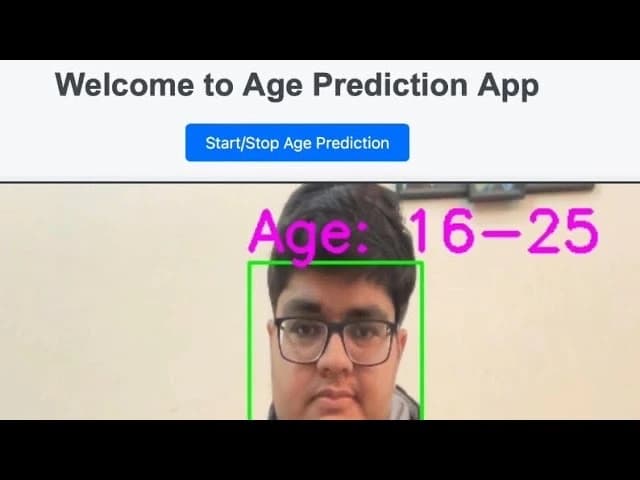 Real-Time Age Range Predictor